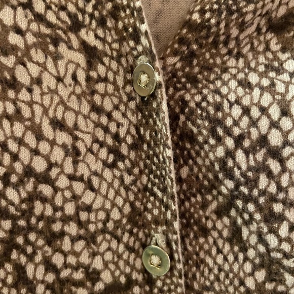 Cardigan in snakeskin pattern - Picture 4 of 6